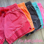 New Bestie Collection-Ash Wash Shorts