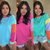 Pre-Order: Caroline Grace Color block Sleeves