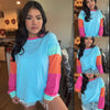 Pre-Order: Caroline Grace Color block Sleeves