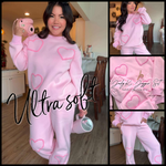 Haley Ultra Soft Heart Jogger Set