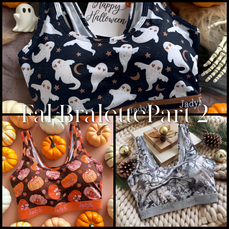 Arya Bralette Late Fall Print Collection | JadyK