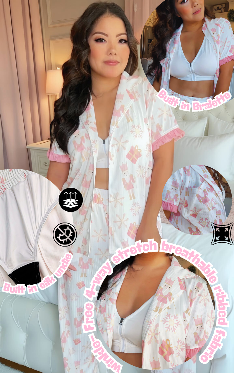Pink Nutcrackers Build-In Lux PJ Set