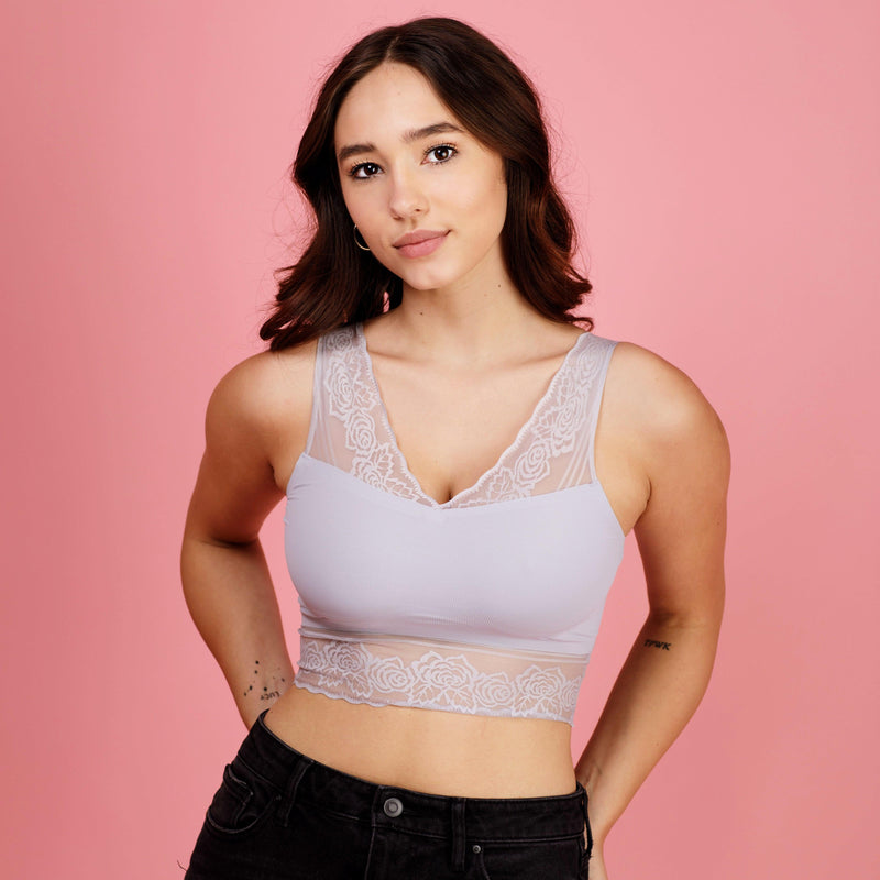 Elevate your intimates game with this stunning lace bralette from JadyK Wholesale. Made with soft, high-quality materials for all-day comfort