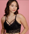 Upgrade your lingerie collection with this beautiful lace bralette from JadyK Wholesale. Perfect for layering or wearing on its own.